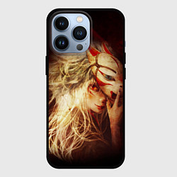 Чехол для iPhone 13 Pro Кицуне, цвет: 3D-черный