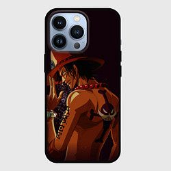 Чехол для iPhone 13 Pro One Piece Портгас Д Эйс, цвет: 3D-черный