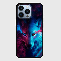 Чехол для iPhone 13 Pro ЗВЕЗДНЫЙ ВОЛК, цвет: 3D-черный