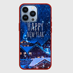 Чехол для iPhone 13 Pro Happy New Year, цвет: 3D-красный