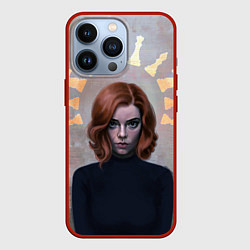Чехол для iPhone 13 Pro Ход Королевы, цвет: 3D-красный