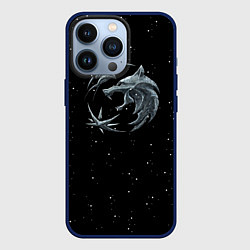 Чехол для iPhone 13 Pro Ведьмак Зима, цвет: 3D-тёмно-синий