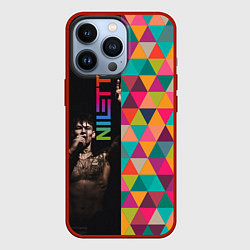 Чехол для iPhone 13 Pro NILETTO, цвет: 3D-красный