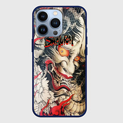 Чехол для iPhone 13 Pro Самурай, цвет: 3D-тёмно-синий