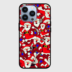 Чехол для iPhone 13 Pro Дед Санта, цвет: 3D-черный