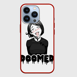 Чехол для iPhone 13 Pro Doomer girl, цвет: 3D-красный