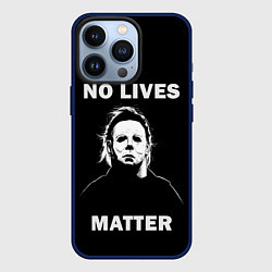 Чехол для iPhone 13 Pro MICHAEL MYERS, цвет: 3D-тёмно-синий
