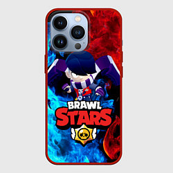 Чехол для iPhone 13 Pro Brawl Stars Эдгар, цвет: 3D-красный