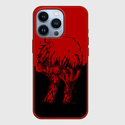 Чехол для iPhone 13 Pro I am a Ghoul, цвет: 3D-красный