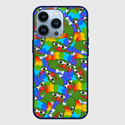 Чехол для iPhone 13 Pro ПЕПЕ КЛОУН, цвет: 3D-тёмно-синий