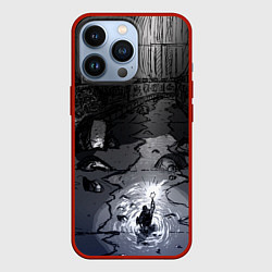 Чехол для iPhone 13 Pro Lovecraft Лавкрафт, цвет: 3D-красный
