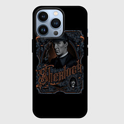 Чехол для iPhone 13 Pro Шерлок, цвет: 3D-черный