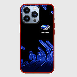 Чехол для iPhone 13 Pro Subaru, цвет: 3D-красный