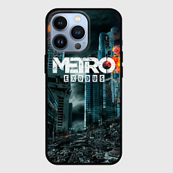 Чехол для iPhone 13 Pro Metro Exodus, цвет: 3D-черный