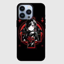 Чехол для iPhone 13 Pro SATANIC, цвет: 3D-черный