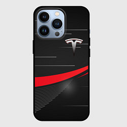 Чехол для iPhone 13 Pro TESLA ABSTRACT ТЕСЛА СПОРТ, цвет: 3D-черный