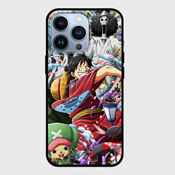 Чехол для iPhone 13 Pro ONE PIECE ВАН ПИС, цвет: 3D-черный