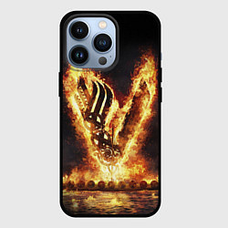 Чехол для iPhone 13 Pro ВИКИНГИ VIKINGS V, цвет: 3D-черный