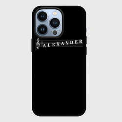 Чехол для iPhone 13 Pro Alexander, цвет: 3D-черный