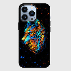 Чехол для iPhone 13 Pro КРАСОЧНЫЙ ВОЛК, цвет: 3D-черный