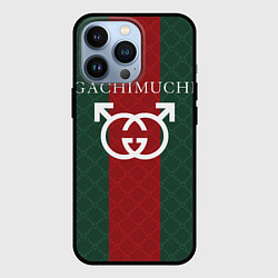 Чехол для iPhone 13 Pro GACHI GUCCI, цвет: 3D-черный