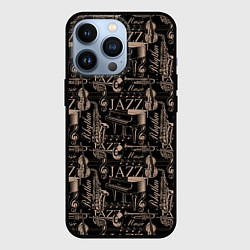 Чехол для iPhone 13 Pro Jazz, цвет: 3D-черный