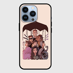 Чехол для iPhone 13 Pro Семья вместе, цвет: 3D-черный