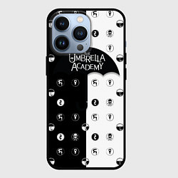 Чехол для iPhone 13 Pro Umbrella Academy, цвет: 3D-черный