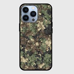 Чехол для iPhone 13 Pro Хмельной камуфляж, цвет: 3D-черный