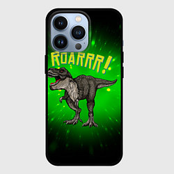 Чехол для iPhone 13 Pro Roarrr! Динозавр T-rex, цвет: 3D-черный