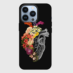 Чехол для iPhone 13 Pro Natural Heart Dual, цвет: 3D-черный