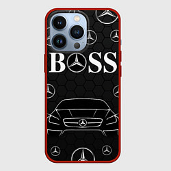 Чехол для iPhone 13 Pro BOSS MERCEDES-BENZ, цвет: 3D-красный