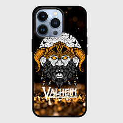 Чехол для iPhone 13 Pro Valheim Viking Gold, цвет: 3D-черный