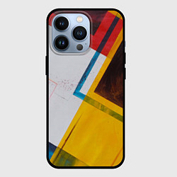 Чехол для iPhone 13 Pro KVADRO, цвет: 3D-черный