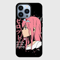 Чехол для iPhone 13 Pro Darling in the Franxx Zero Two, цвет: 3D-черный