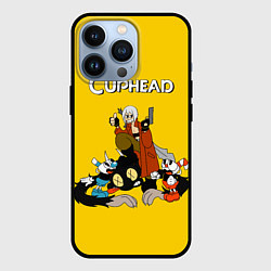 Чехол для iPhone 13 Pro Cuphead x DMC, цвет: 3D-черный