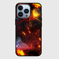 Чехол для iPhone 13 Pro Path of Exile Fire Demon Z, цвет: 3D-черный