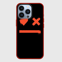 Чехол для iPhone 13 Pro Smile Love Death and Robots, цвет: 3D-красный