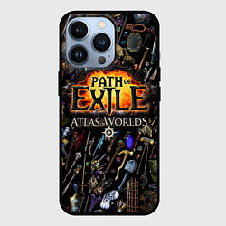 Чехол для iPhone 13 Pro Path of Exile, цвет: 3D-черный