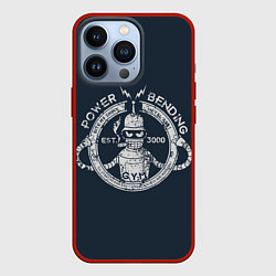 Чехол для iPhone 13 Pro Сгибальщик 3000, цвет: 3D-красный