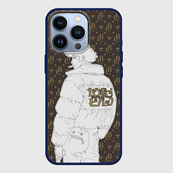 Чехол для iPhone 13 Pro Cowboy Bebop Louis Vuitton, цвет: 3D-тёмно-синий