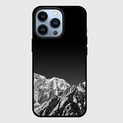 Чехол для iPhone 13 Pro ГОРЫ В МОЕМ СЕРДЦЕ КАМУФЛЯЖ, цвет: 3D-черный
