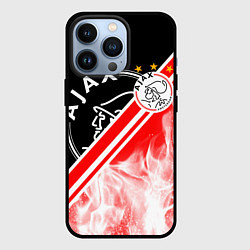 Чехол для iPhone 13 Pro FC AJAX AMSTERDAM ФК АЯКС, цвет: 3D-черный