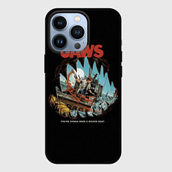 Чехол для iPhone 13 Pro Jaws cinema, цвет: 3D-черный