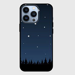 Чехол для iPhone 13 Pro Ночное небо, цвет: 3D-черный
