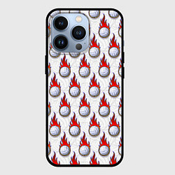 Чехол для iPhone 13 Pro Волейбол, цвет: 3D-черный