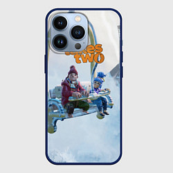 Чехол для iPhone 13 Pro It Takes Two Коди и Мэй, цвет: 3D-тёмно-синий