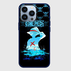 Чехол для iPhone 13 Pro Луффи Пираты Соломенной Шляпы, цвет: 3D-тёмно-синий
