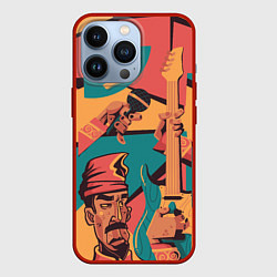 Чехол для iPhone 13 Pro А теперь, песня!, цвет: 3D-красный