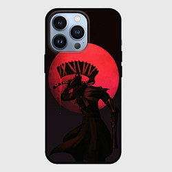 Чехол для iPhone 13 Pro Красная луна, цвет: 3D-черный